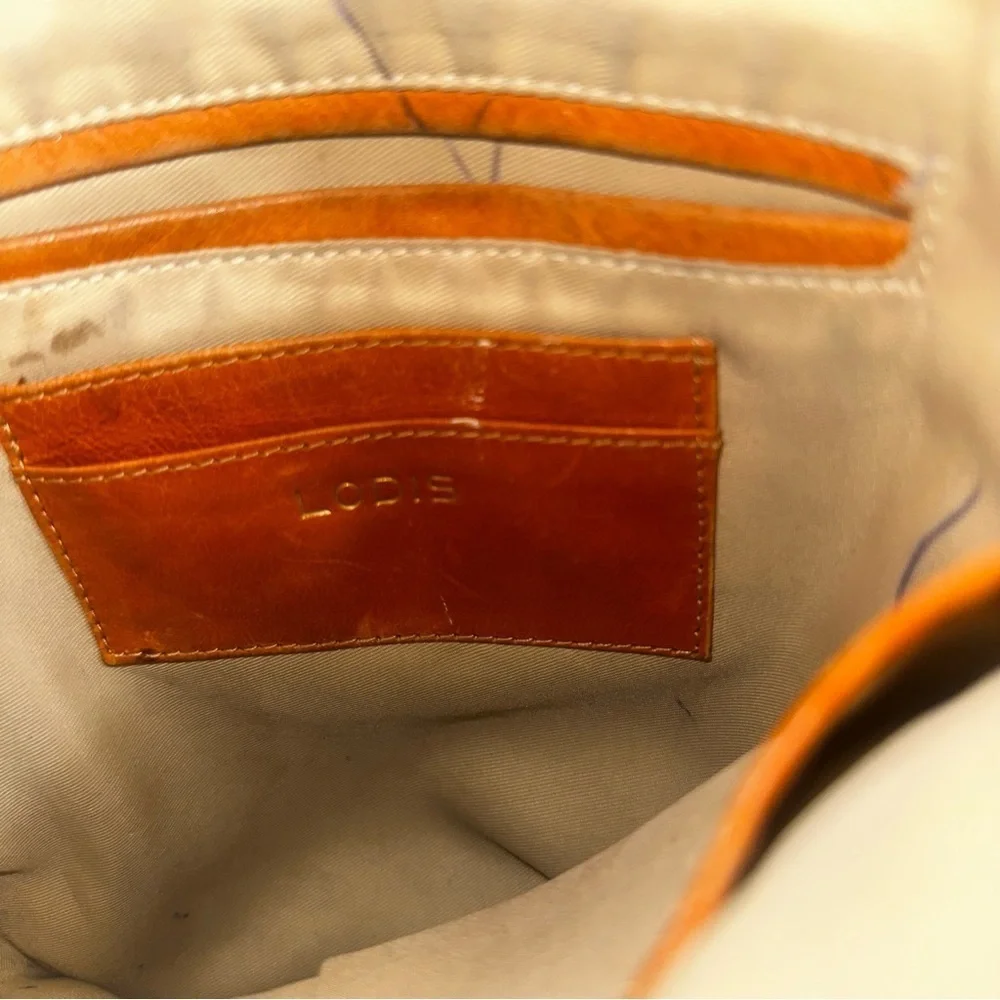 LODIS Stellene tan leather crossbody bag